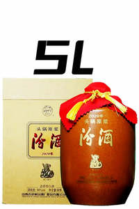 Chinese Fenjiu: Fenjiu TouGuo YuanJiang 汾酒头锅原浆 66% 5L