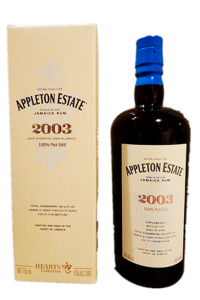Appleton Estate: Appleton 2003 Estate Hearts Collection Rum 700ml