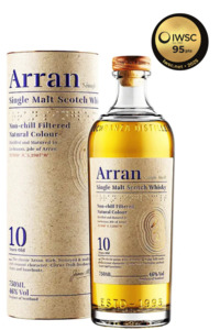 Arran 10YO  Non-Chill Filtered Single Malt 700ml