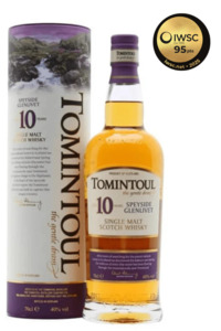 Spirits Iwsc Gold 2025: Tomintoul 10yo Speyside Single Malt 700ml