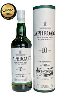 Spirits Iwsc Gold 2025: Laphroaig 10yo Islay Single Malt  750ml