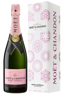 Wine Moet Chandon: Moet Chandon Rose Imperial 750ml  - Festival Gift Box
