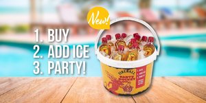 Canadian Whisky: Fireball Party Bucket 20x50ml - 1 Bucket