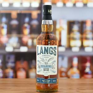 Blended Scotch Whisky: Langs 'Rich and Refined' 46%