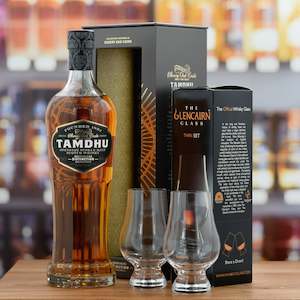 Tamdhu Distinction with Whisky Glasses