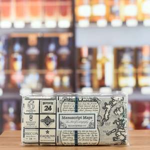 Manuscript Gin Map Tea Towel