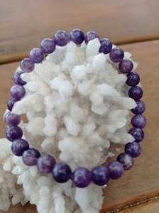 Jewellery: Lepidolite 6mm Bracelet