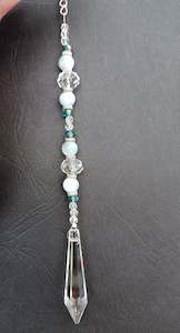 Prism Sun Catchers: Sun Catcher Blue Aquamarine- Point
