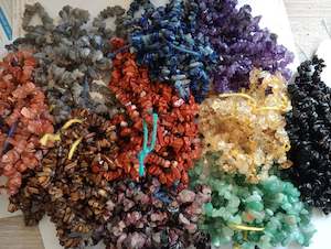 Crystal Chip Bracelets x10