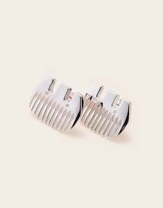 Earrings: Heritage Wool Comb studs