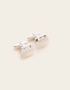 Scarves Bandanas: Wool Comb Cufflinks