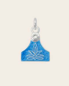 Cattle Tag: Cowgirl Pop Cattle Tag Pendant BRASS