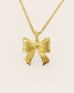 Heritage Bella Bow Necklace - Gold Plate