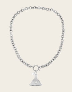 Necklace: Cowgirl Pop Floral Whistle Cable Chain Necklace