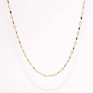 Gold Filled Twist chain necklace 45cm