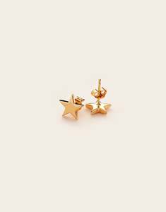 Starkeeper Bright Star Studs Gold Plated