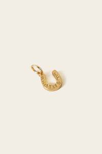 Heritage Horse Shoe Charm Gold Plated