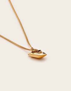 Good As Gold: Heritage Jet Boat Charm Necklace Gold Plated