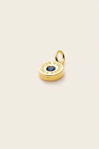 Heritage 12 Gauge Charm - Blue Gold Plated
