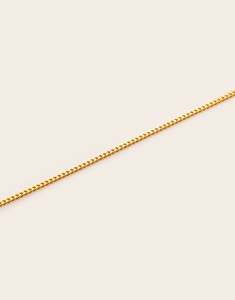 Chains: Curb Chain Necklace Gold Plated