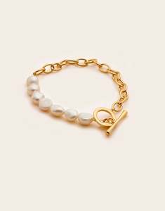 Bracelets: Vow Valley x Mini Gate Chain Bracelet Gold Plated