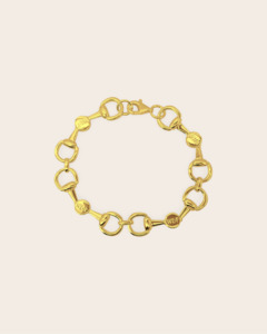 Bit of Elegance Chunky Bracelet Gold Plated