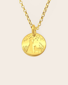 Starkeeper Shepherdess Necklace Gold Plated
