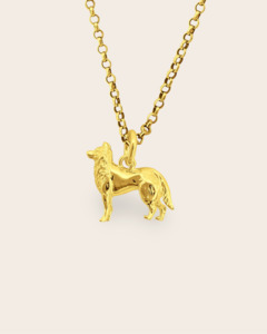 Necklace: Starkeeper Sheepdog Necklace Gold Plated