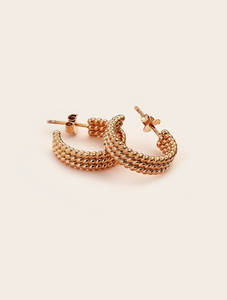 Trailblazer Barrel Racer Hoops Gold Plated