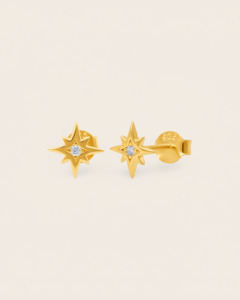 Studs: Starkeeper Southern Star Studs Gold Plated