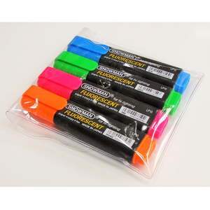 Highlighter Markers - 4 Pack - Whiteboards NZ