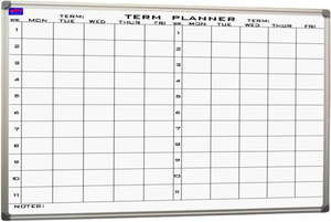 Products: School Two Term Planner Board - Multiple Sizes - Whiteboards NZ