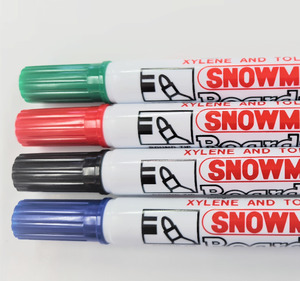 Whiteboard Markers Round Tip - Singles - 4 Essential Colours