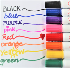 Permanent Markers - Round Tip - Singles - 8 Colour Choices - Whiteboards NZ
