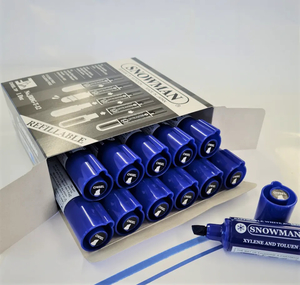 Whiteboard Markers Refillable Chisel Tip - 4 Colours - Box of 12 - Whiteboards NZ