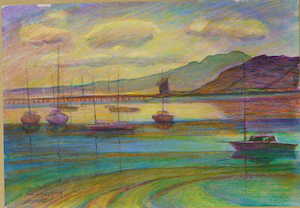 artwork: Morning harbour