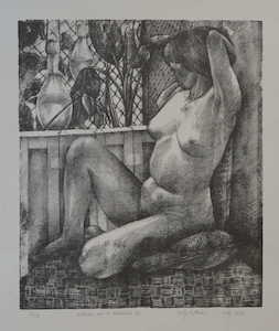 Artworks Sold: Interior on E Madison St July