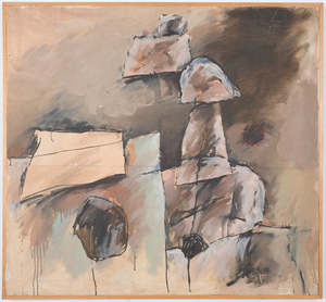 Brown abstract rocks