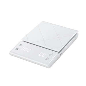Barista Coffee Scale Digital Kitchen Scale with Timer 3KG/0.1G White