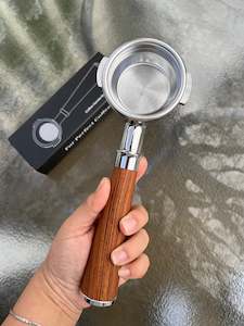 Portafilters: E61 58MM Bottomless Coffee Portafilter 2 Ears with Basket