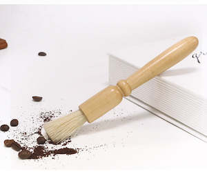 Cleaning Tools: Coffee Grinder Cleaning Brush, Heavy Wood Handle & Natural Bristles