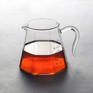 Coffee Server Pots: V60 Glass Coffee Range Server -- Octagon Design 600ML
