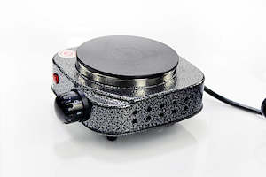 Single Hot Plate Portable Electric Stove for Coffee Makers 500W Gray