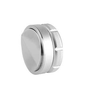 Distribution Tools: Adjustable Depth Coffee Tamper & Distributor 58mm Silver