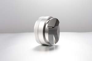 Adjustable Coffee Tamper & Distributor Silver 53mm