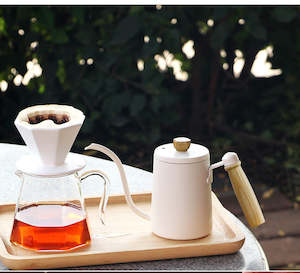 V60 Ceramic Pour Over Octagon Design Coffee Maker Bundle: v01