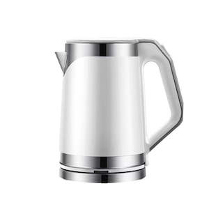 Electric Kettles: Double Layer Electric Kettle White 2L 1500W