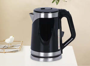 Electric Kettles: Double Layer Electric Kettle Black 2L 1500W