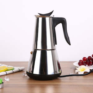 300ML Electric Moka Pot – Stainless Steel