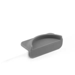 Coffee Tamper: Single Coffee Tamper Mat Silicone Rubber Grey